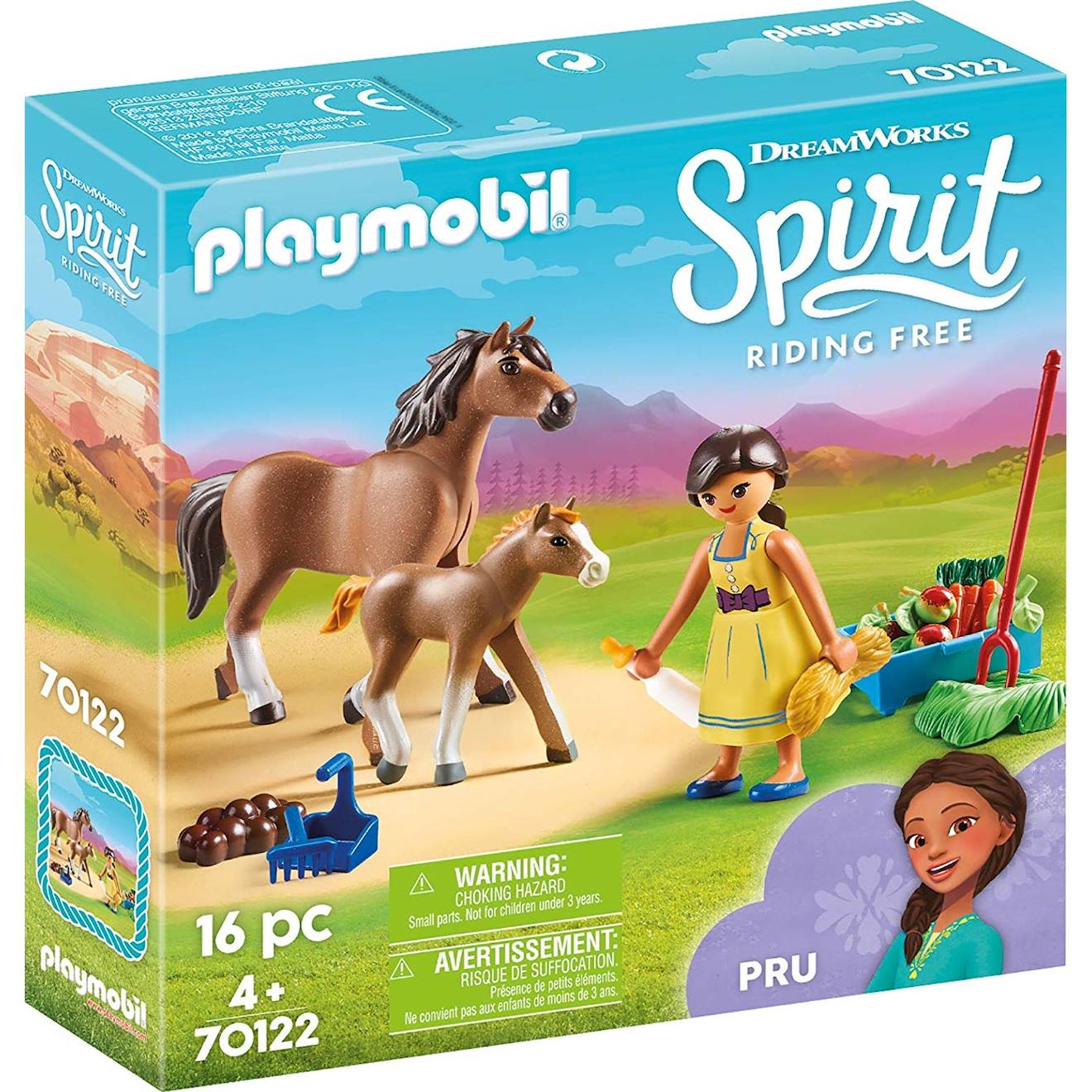 Spirit Riding Free - Apo Avec Cheval Et Poulain 70122 Multicolore