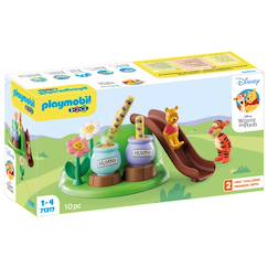 Jouet-Jeux d'imagination-1.2.3 & disney winnie l'ourson et tigrou avec jardin d'abeilles 71317