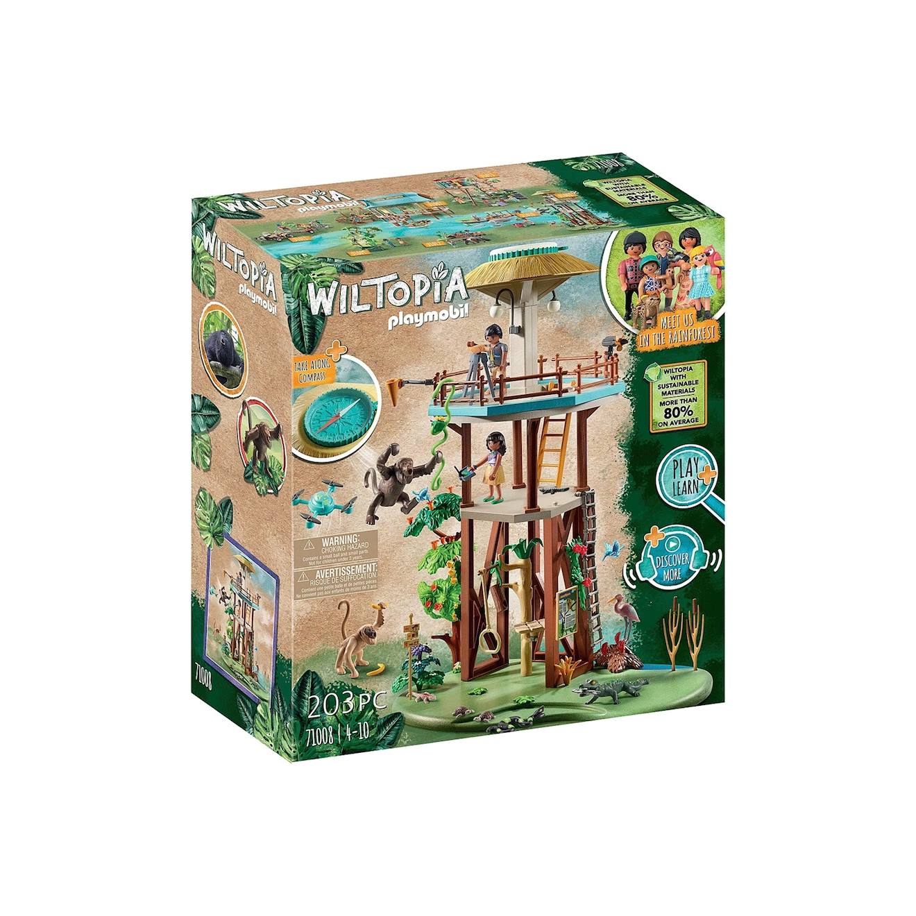 Wiltopia Tour De Recherche Avec Boussole 71008 Multicolore
