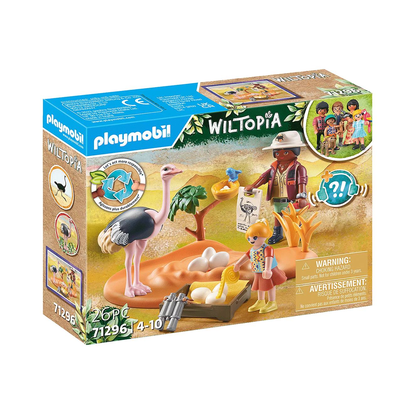 Wiltopia Explorateurs Et Nid D'autruche 71296 Multicolore