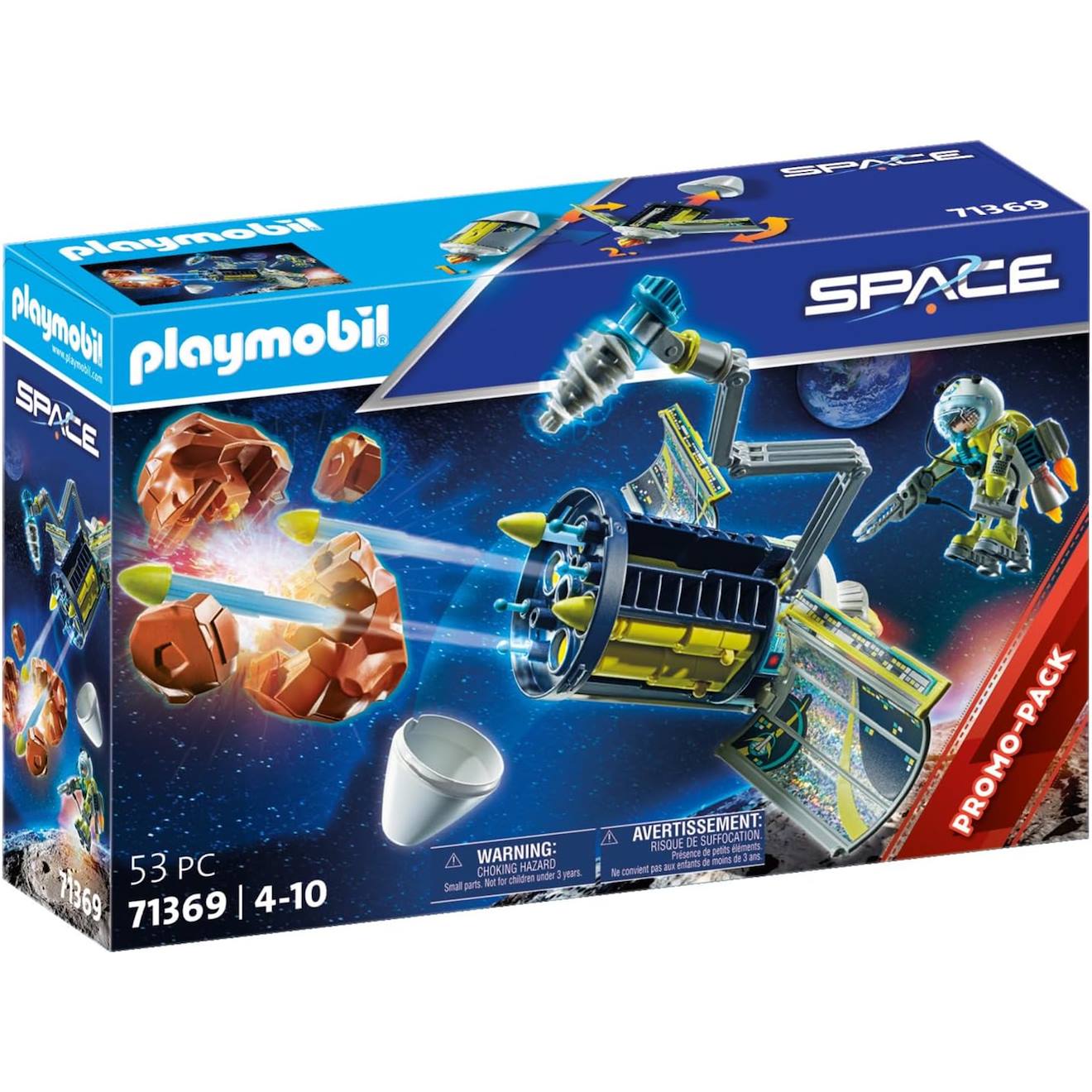 Space Spationaute Et Satellite 71369 Multicolore