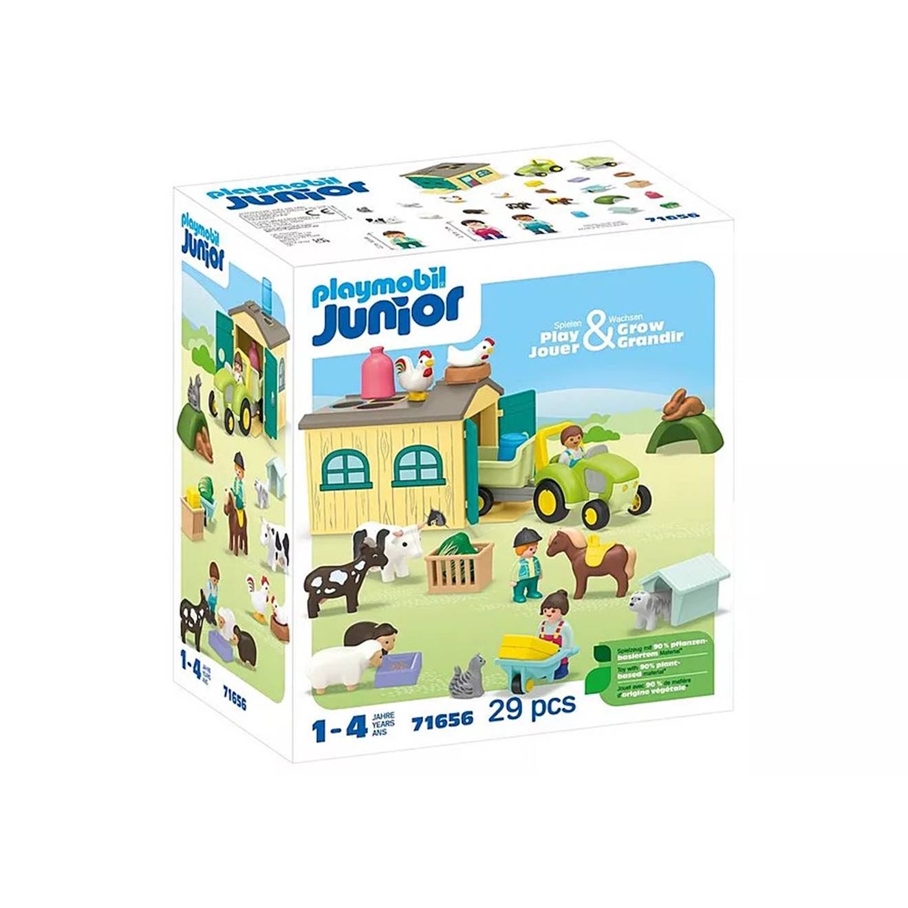 Junior Ferme Avec Tracteur Et Animaux 71656 Multicolore