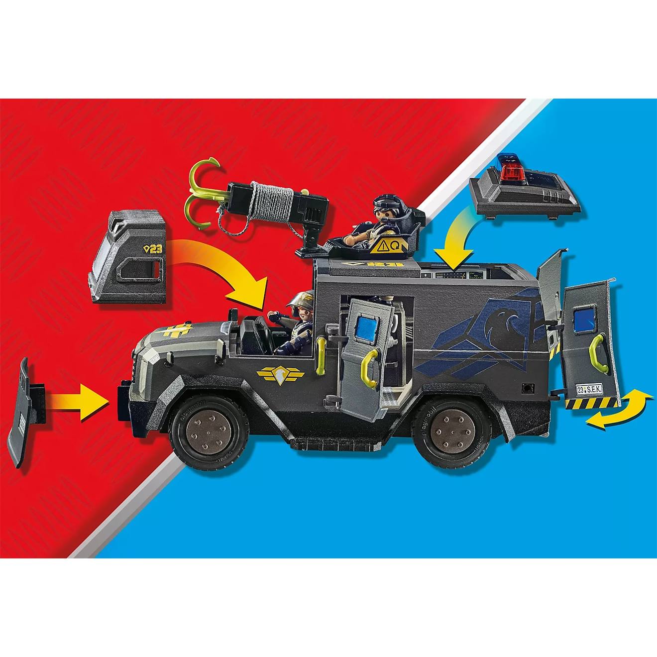 Playmobil Véhicule d'intervention des forces spéciales (71144) : prix