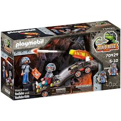 Jouet-Jeux d'imagination-Figurines, mini mondes, héros et animaux-Dino rise véhicule de tir pour dino mine 70929