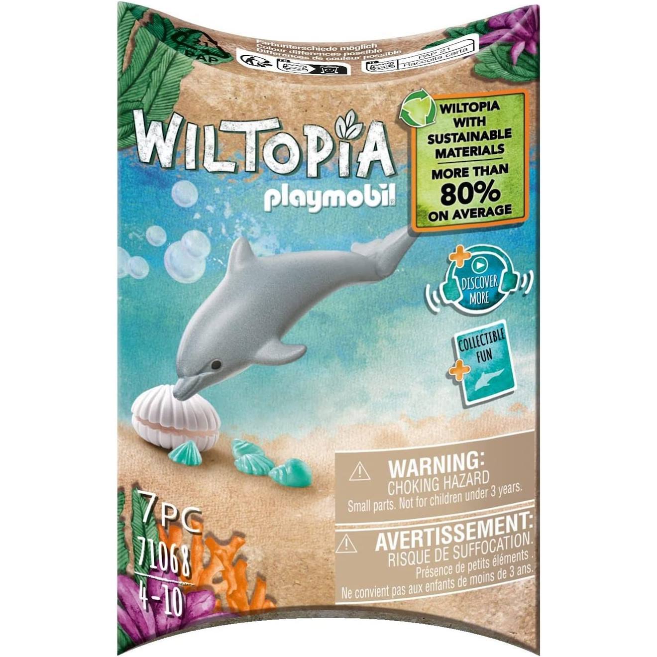 Wiltopia Bébé Dauphin 71068 Multicolore