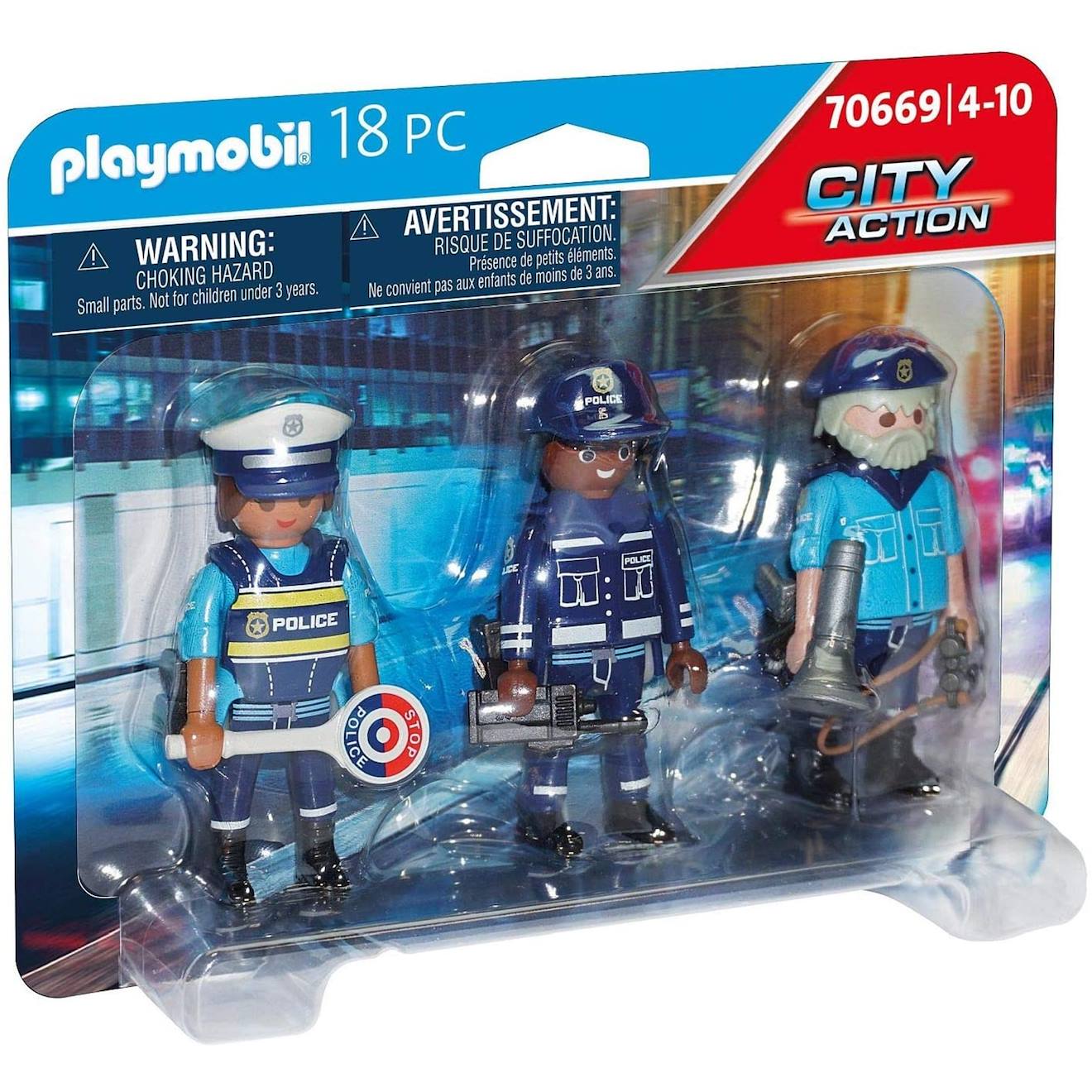 City Action Police Equipe De Policiers 70669 Multicolore