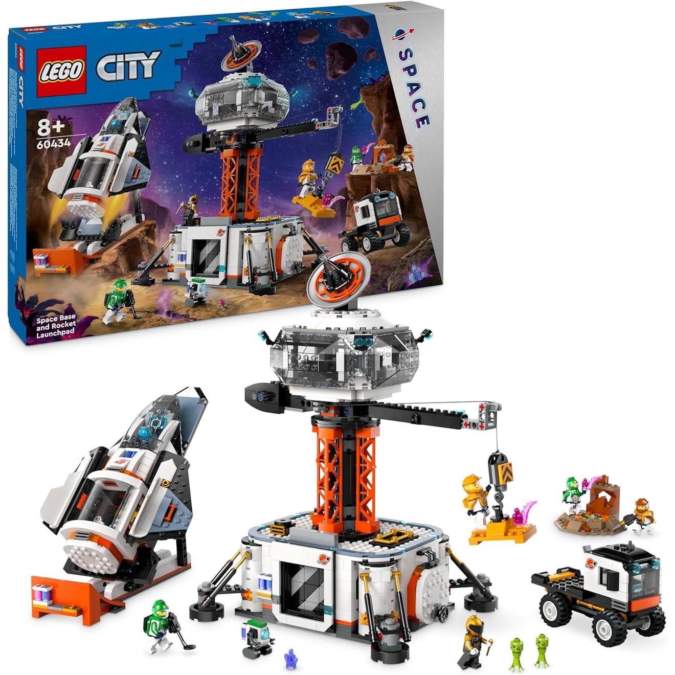 La Station Spatiale Et La Base De Lancement De Fusées 60434 Multicolore