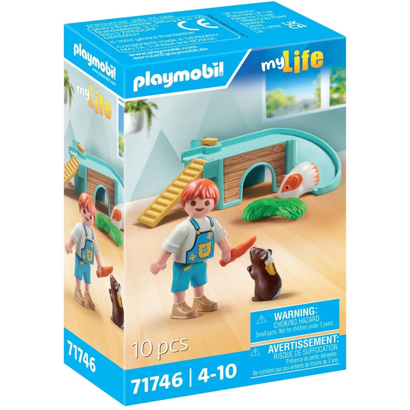 My Life Enfant Avec 2 Cochons D'inde Et Aire De Jeux 71746 Multicolore