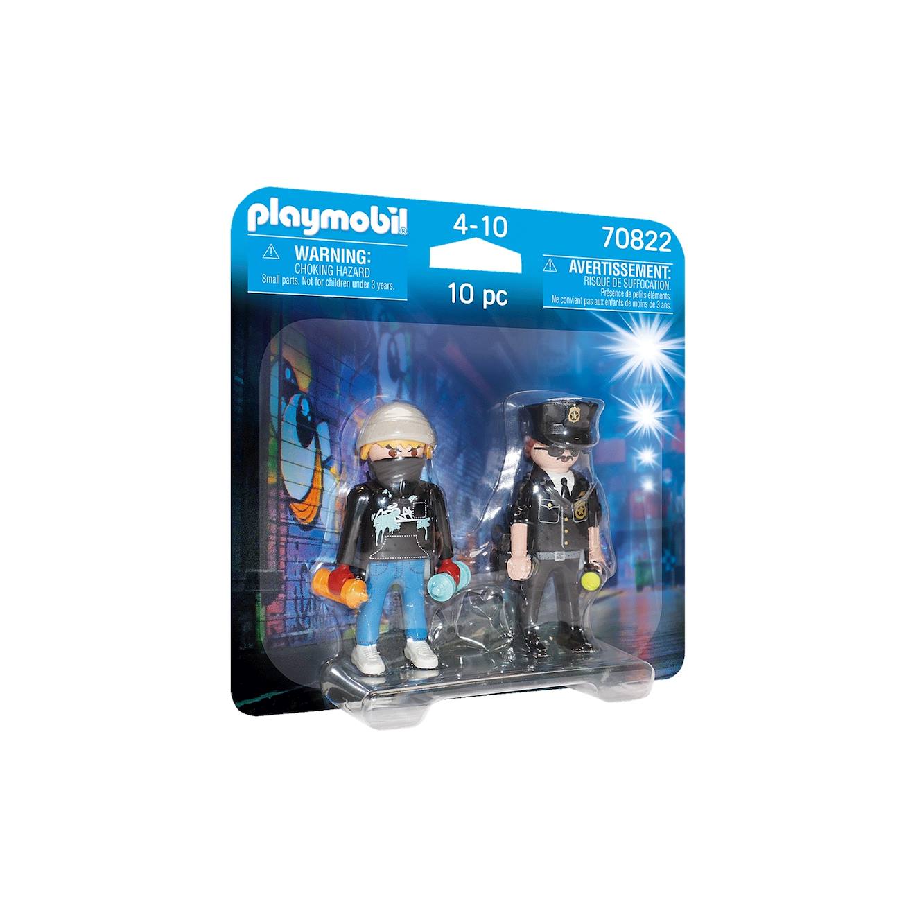 Duo Policier Et Taggueur 70822 Multicolore