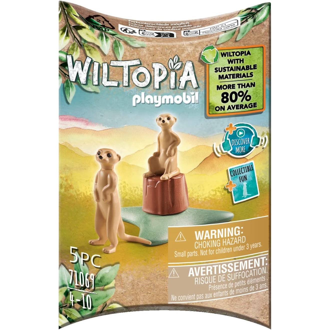 Wiltopia Suricates 71069 Multicolore