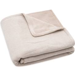 Linge de maison et décoration-Linge de lit enfant-Couverture en polaire miffy nougat (75 x 100 cm)