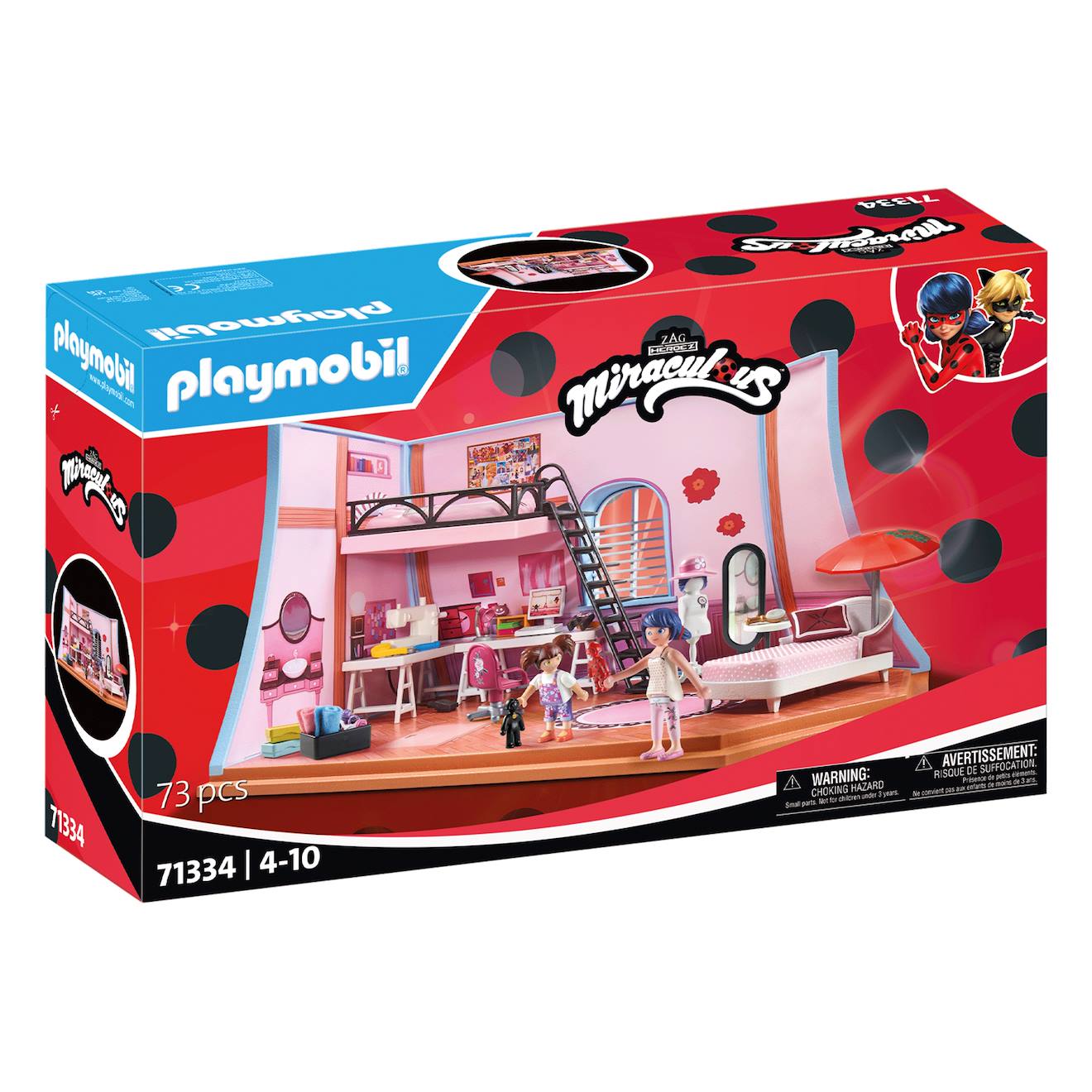 Miraculous : Chambre De Marinette 71334 Multicolore
