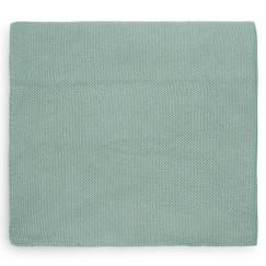 Linge de maison et décoration-Linge de lit enfant-Couverture basic knit vert d'eau (100 x 150 cm)