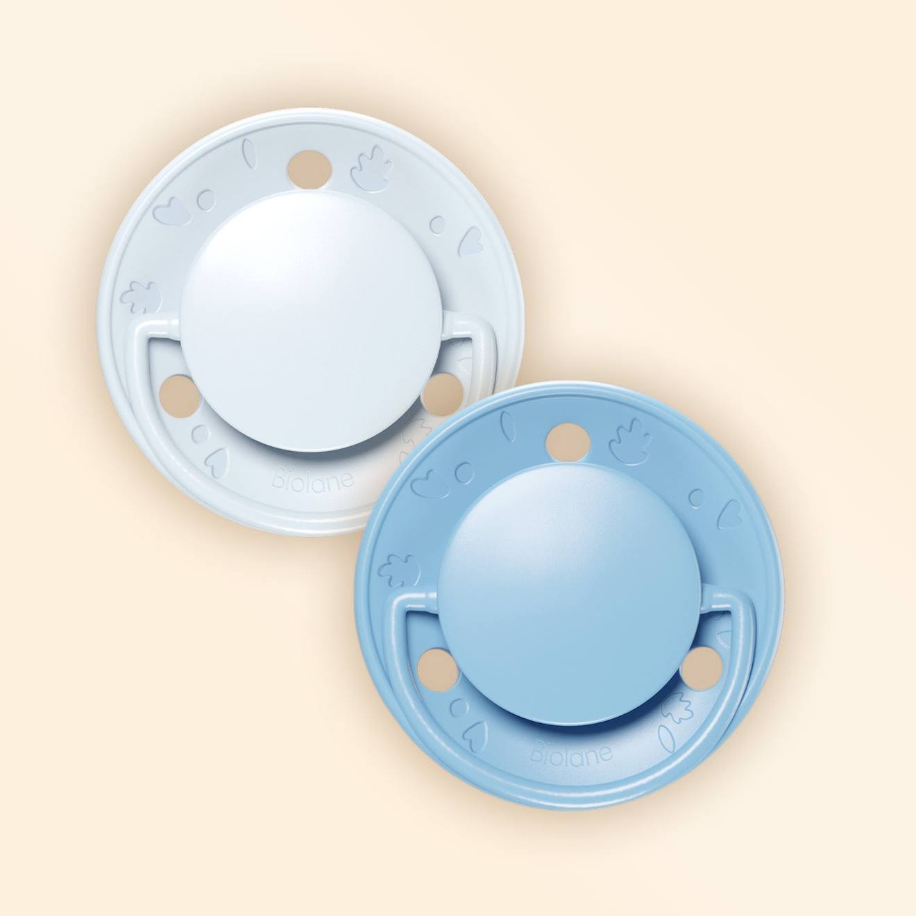 Sucette Ronde - 6+ Mois - Lot De 2 Bleu
