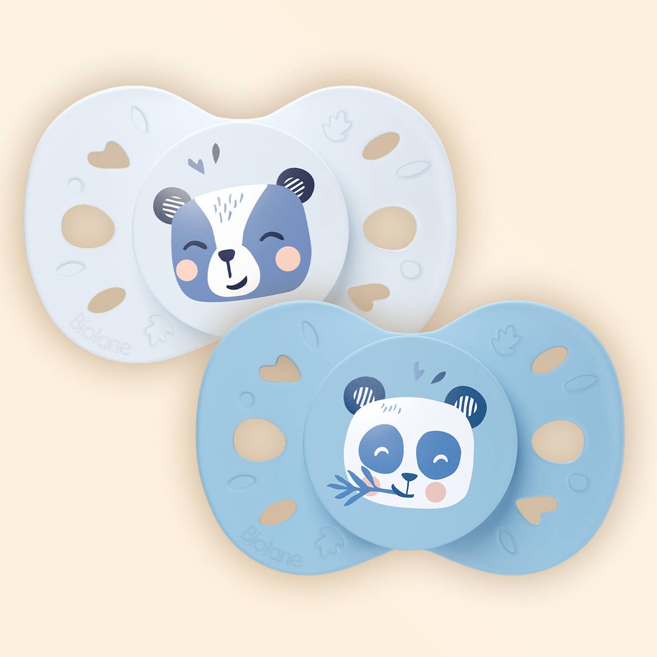 Sucette Anatomique Animaux - 18+ Mois - Lot De 2 Bleu