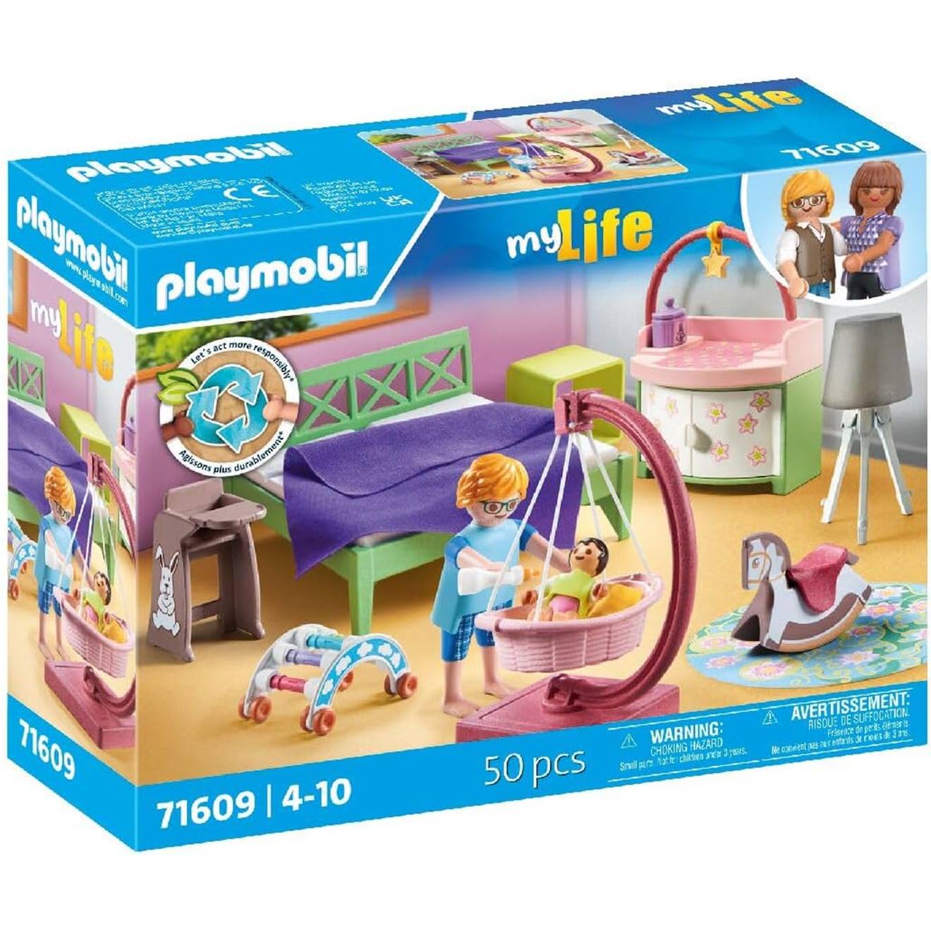 My Life Chambre De Parents Avec Berceau Suspendu 71609 Multicolore