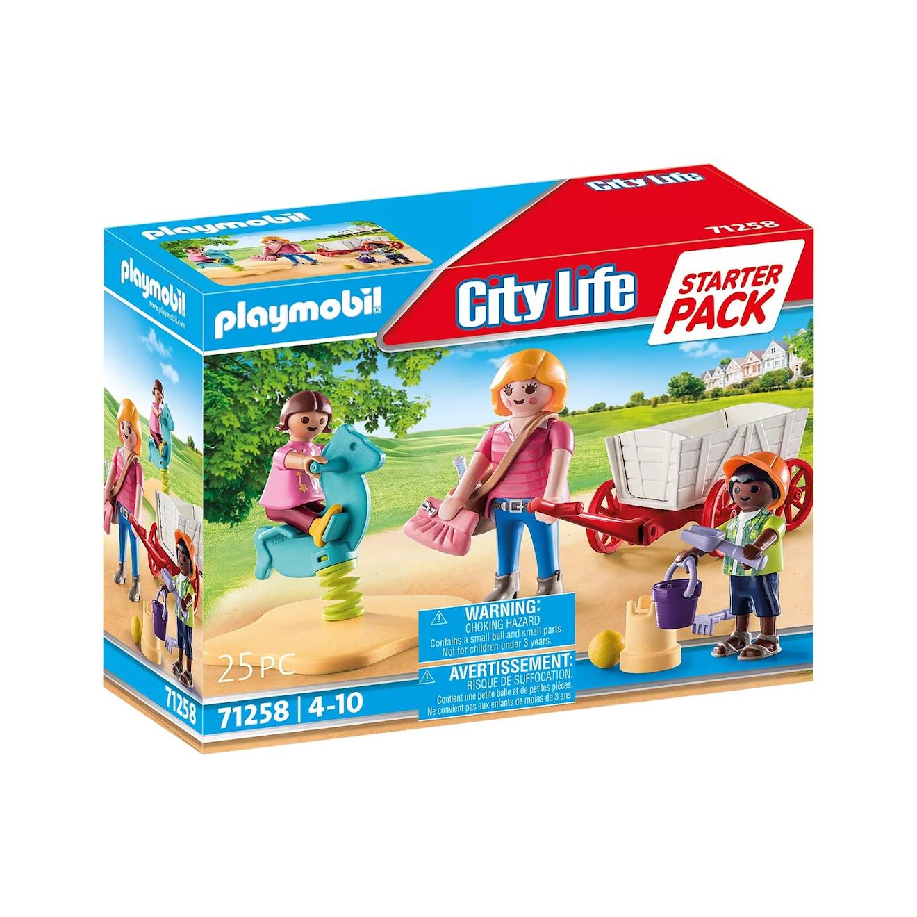 City Life Starter Pack Nourrice Avec Enfants 71258 Multicolore