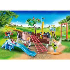 Jouet-Jeux d'imagination-Figurines, mini mondes, héros et animaux-City life parc de jeux pour enfants 70741