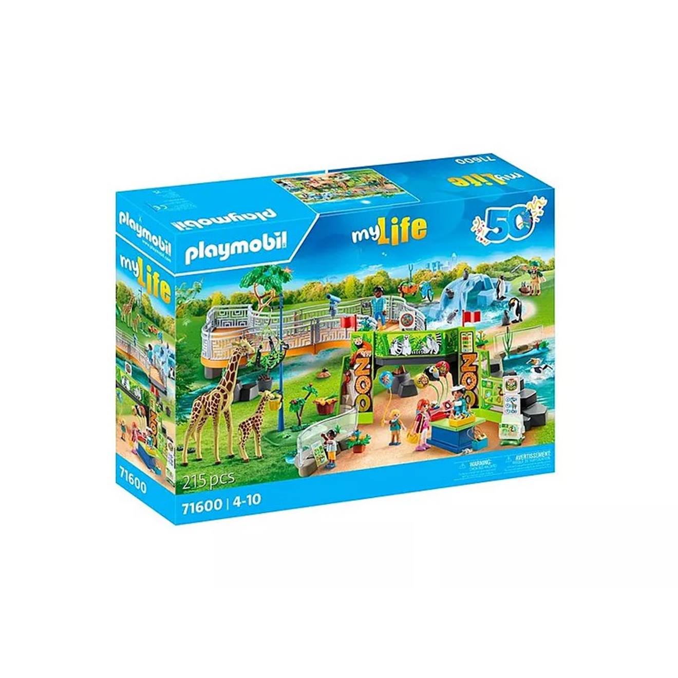 My life parc animalier avec visiteurs 71600 multicolore