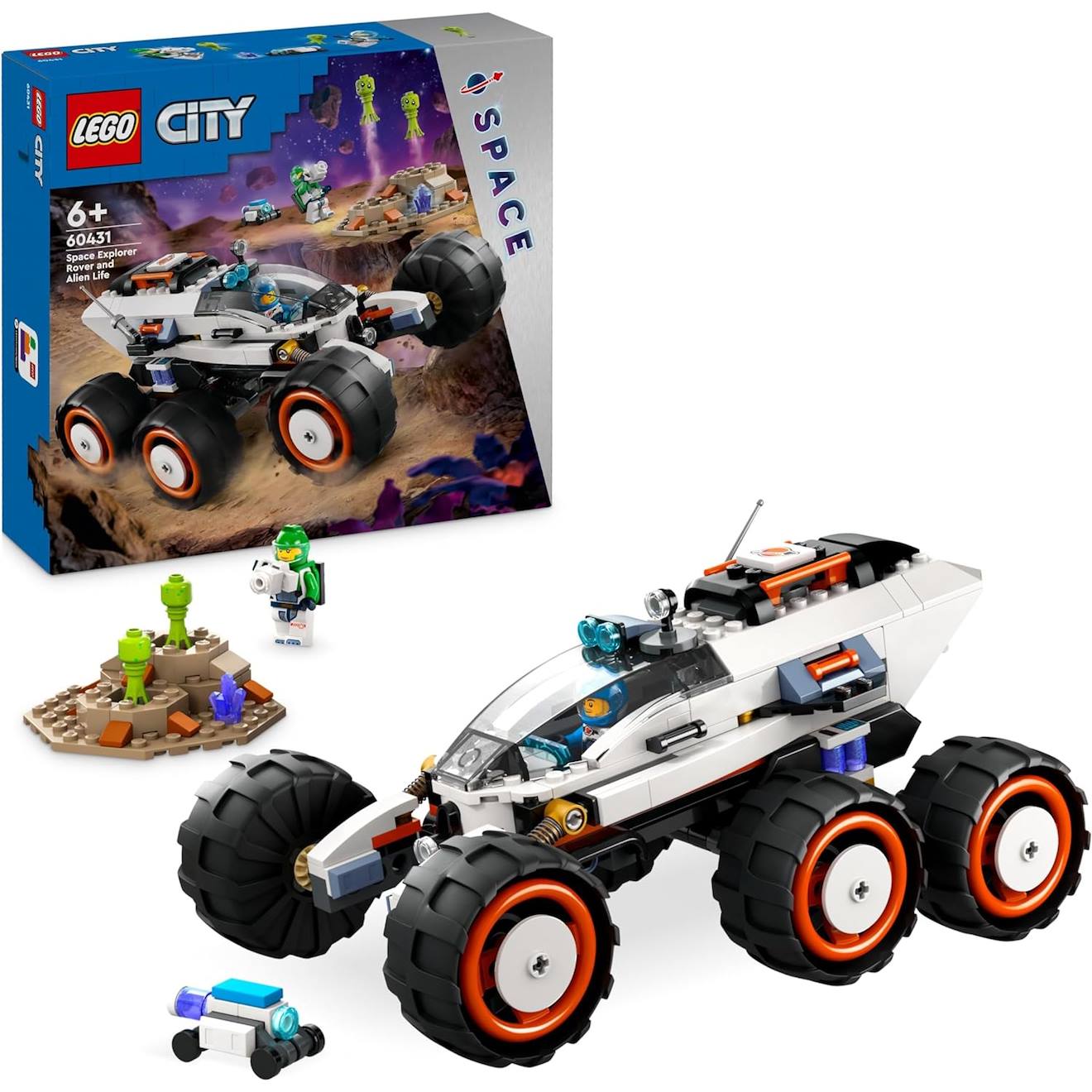 Le Rover D'exploration Spatiale Et La Vie Extraterrestre 60431 Multicolore