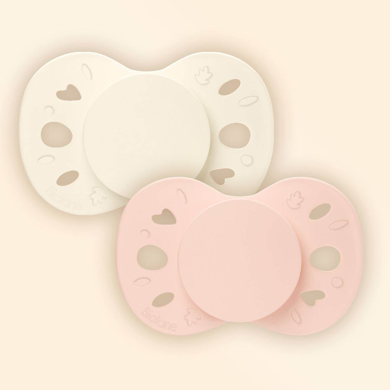 Sucette Anatomique Essentielle - 18+ Mois - Lot De 2 Rose + Beige