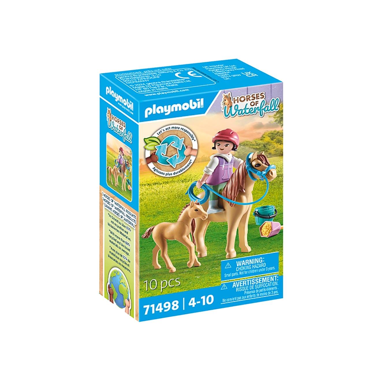 Enfant+Avec+Poneys+71498+Multicolore