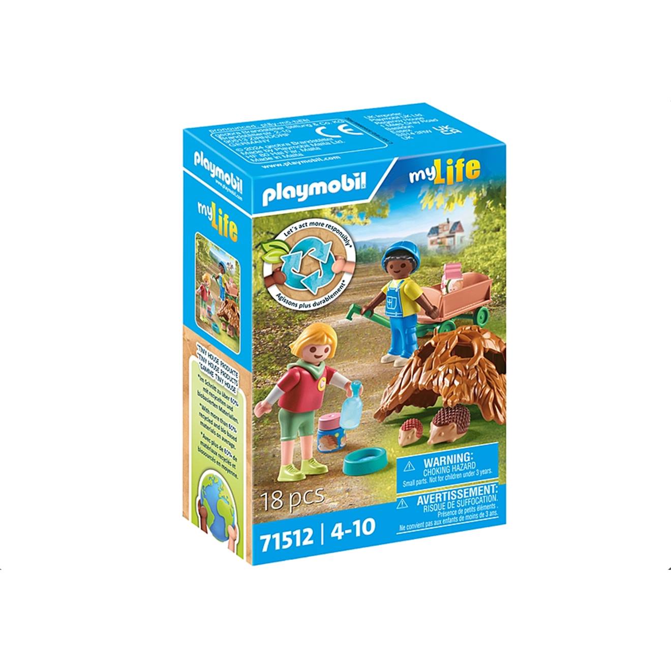 Enfants Avec Famille De Hérissons 71512 Multicolore