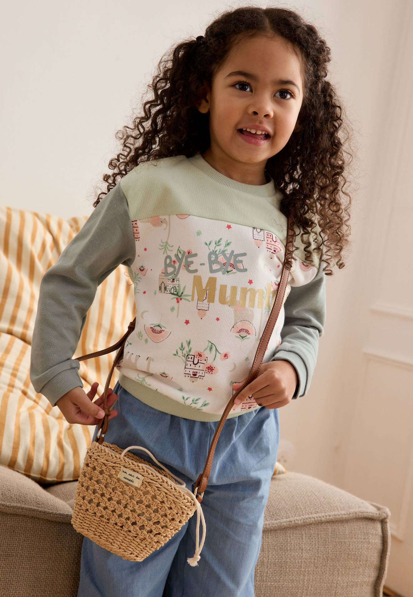 Sweat-shirt Enfant Arya Vert