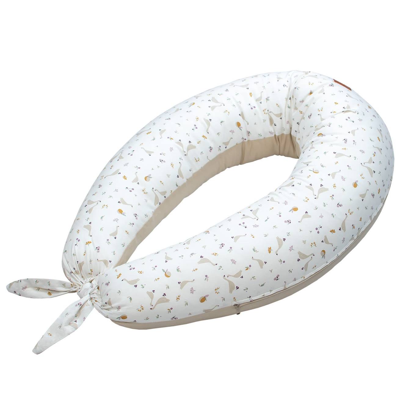 Coussin De Maternité Et D'allaitement + Housse Sidonia Sidonia, Beige, Écru, Blanc