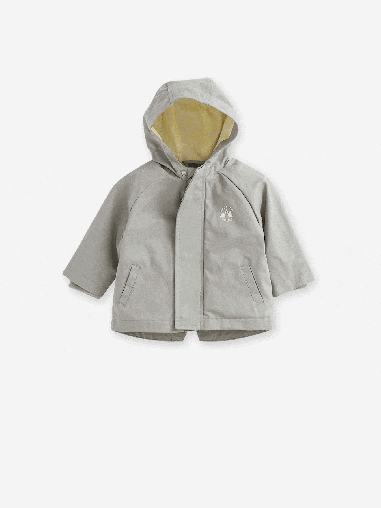 Parka 3 en 1 mi-saison bébé avec gilet sans manches en sherpa amovible vert sauge