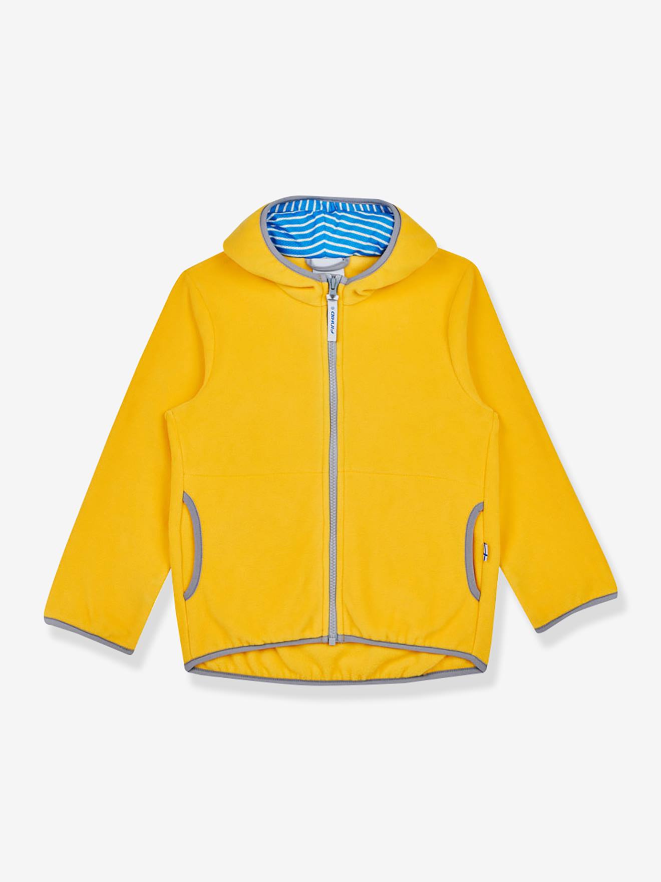 Veste en polaire pour enfants PAUKKU finkid, veste intérieure Zip-in jaune