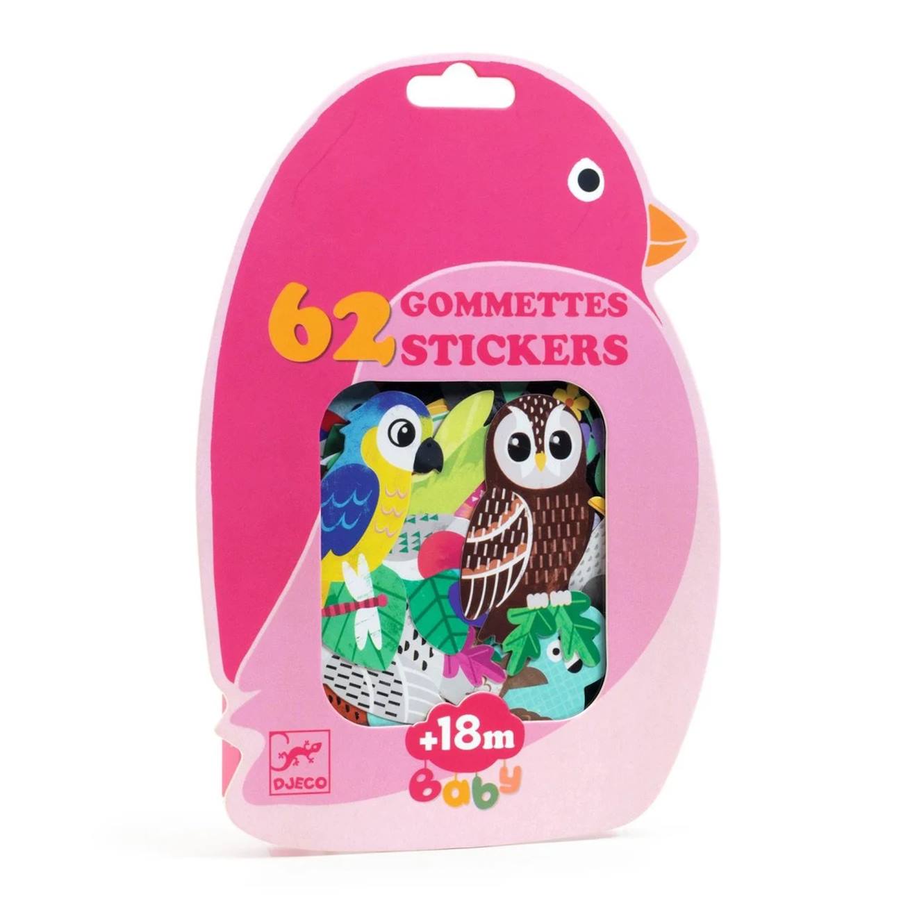 Gommettes Oiseaux Multicolore