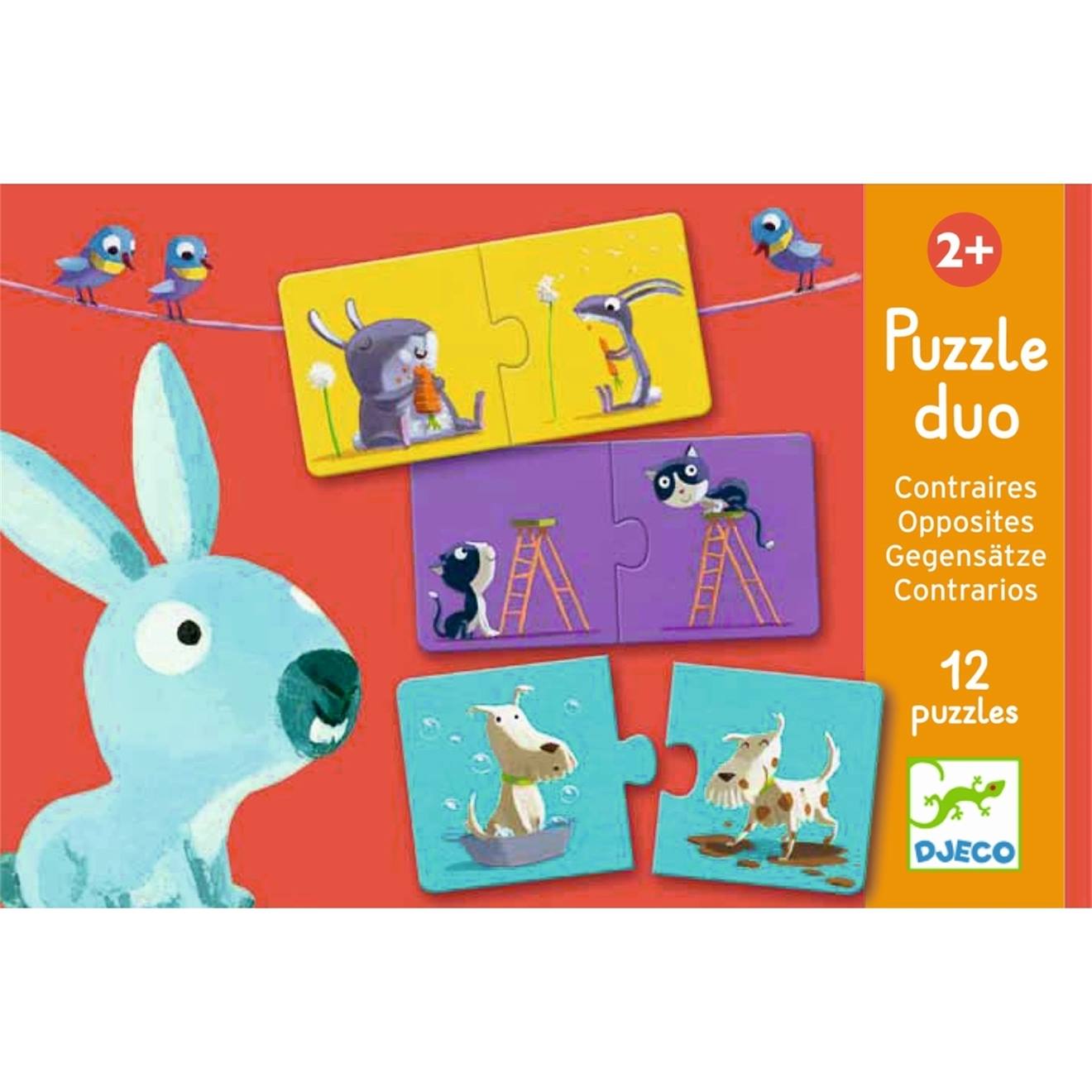 Puzzle Duo Contraire Multicolore