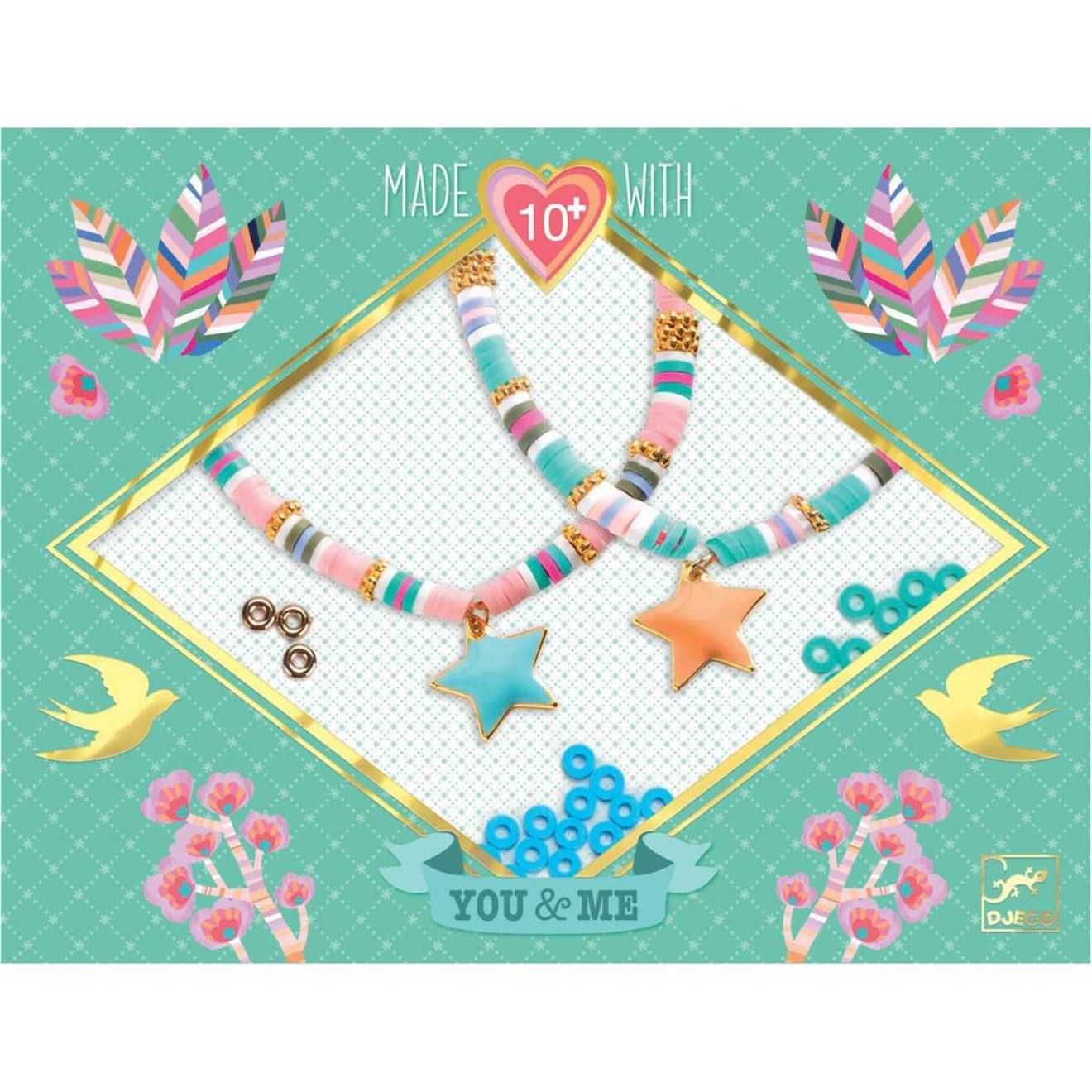 Bijoux Duo Bracelets Heishi Étoiles Multicolore