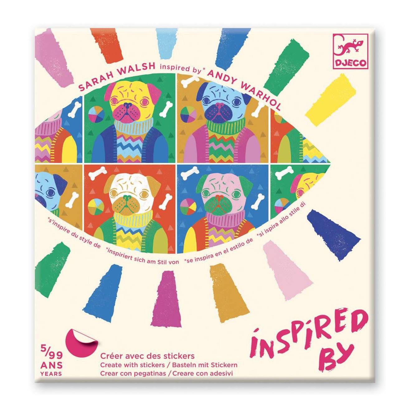 Créer Avec Des Stickers Totally Pop - Inspired By Djeco Multicolore