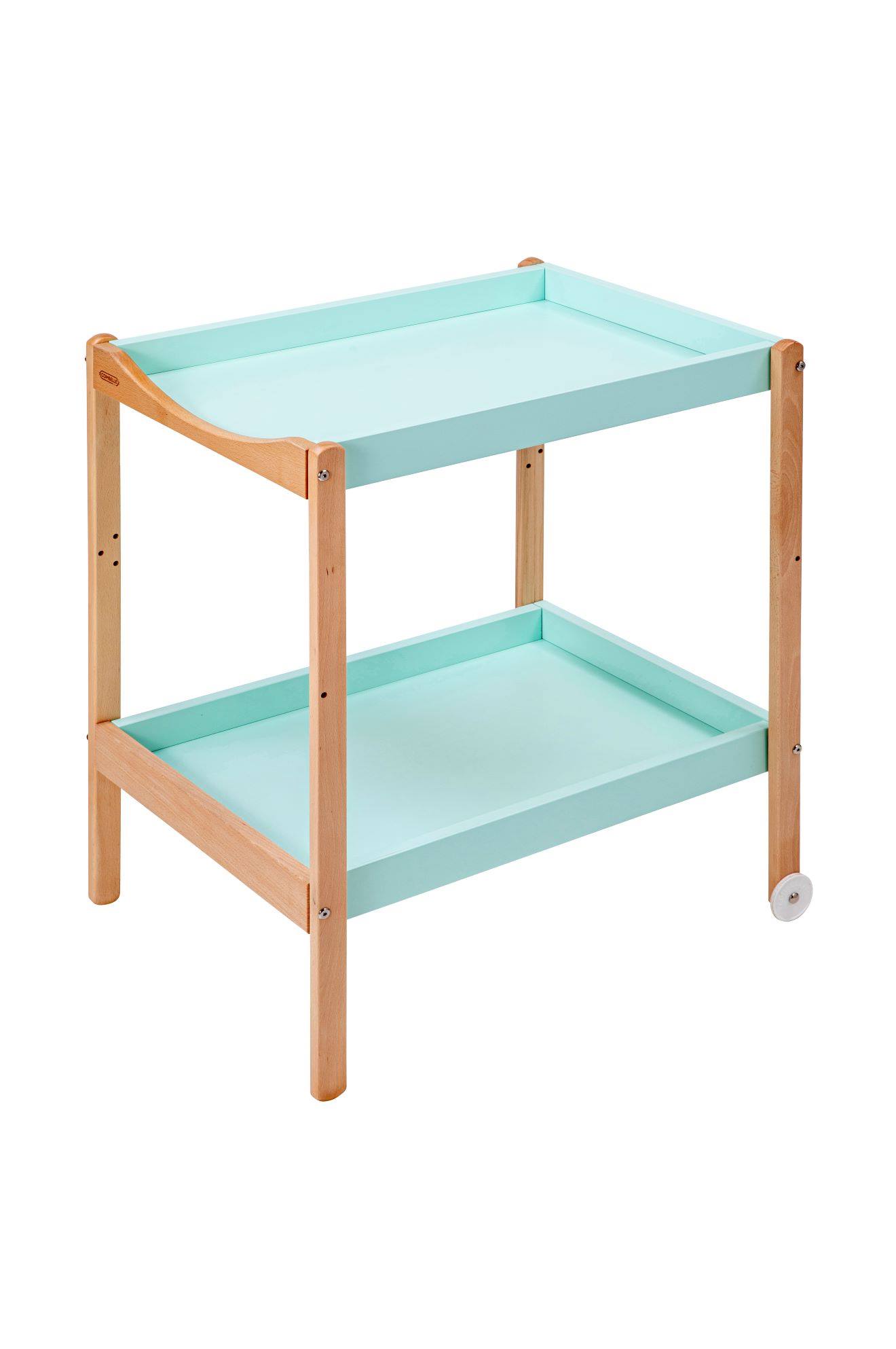 Table À Langer Margot Bois Hybride Vert Mint