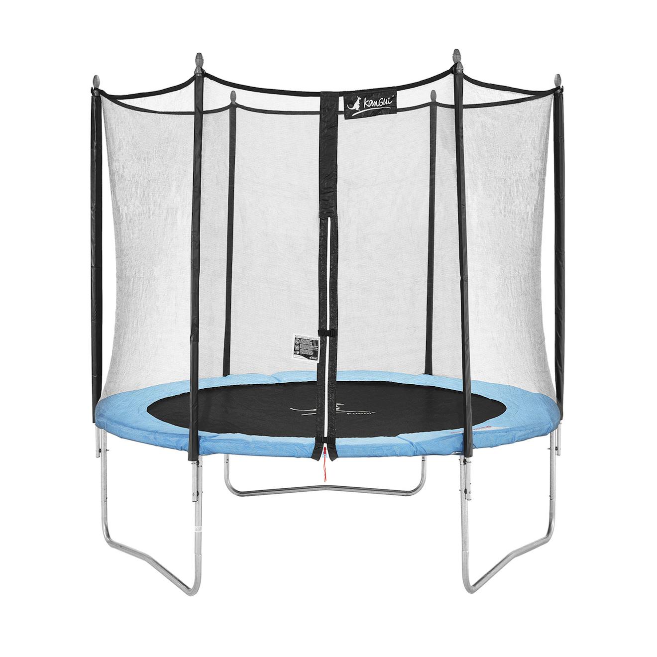 Trampoline De Jardin 305cm + Filet De Sécurité Normes Ce/eu Bleu