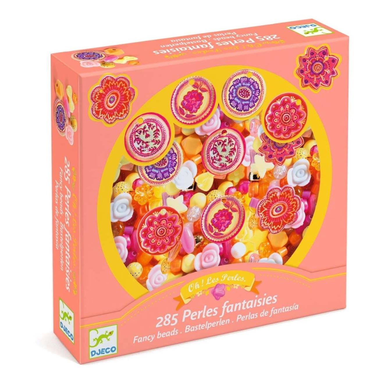 Perles Fantaisies Fleur Multicolore