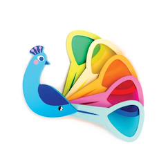 Jouet-Couleurs de peacock