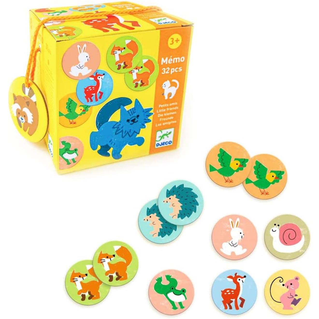 Mémo Petits Amis Multicolore