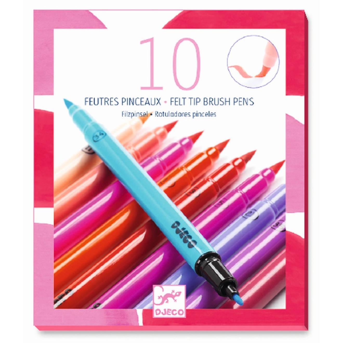 Feutres Pinceaux Fille Multicolore