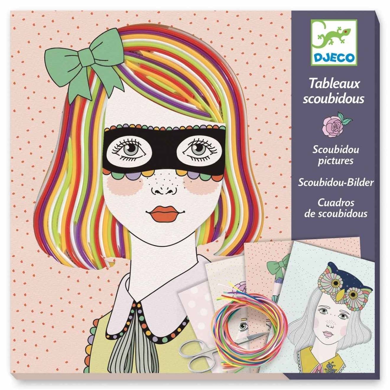 Tableaux Scoubidous Multicolore