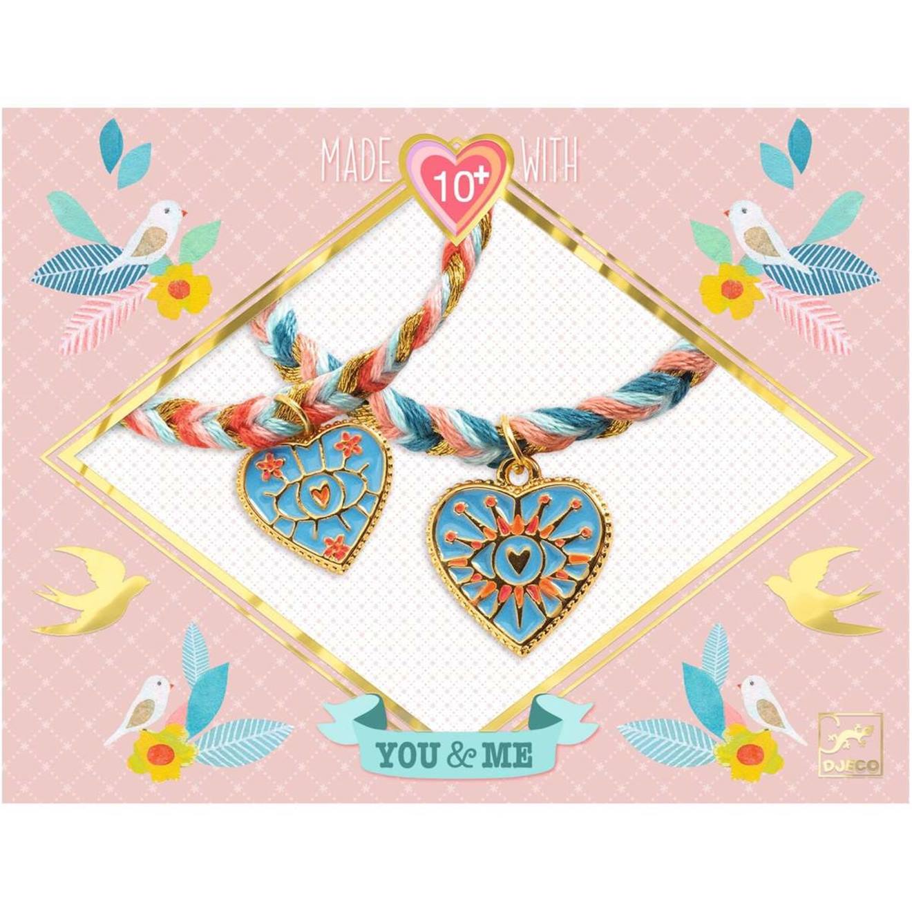 Bijoux Duo Bracelets Amitiés Et Cœurs Multicolore