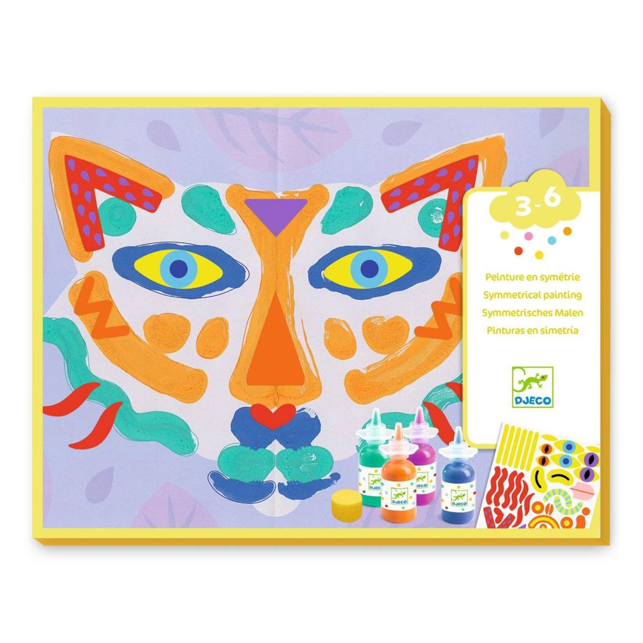 Peinture En Symétrie À Caresser Multicolore