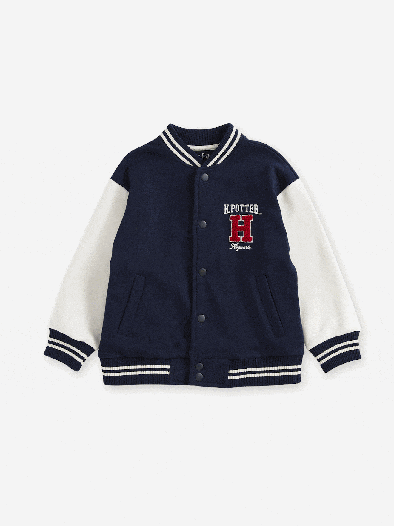 Blouson Teddy Harry Potter Hogwarts garçon marine