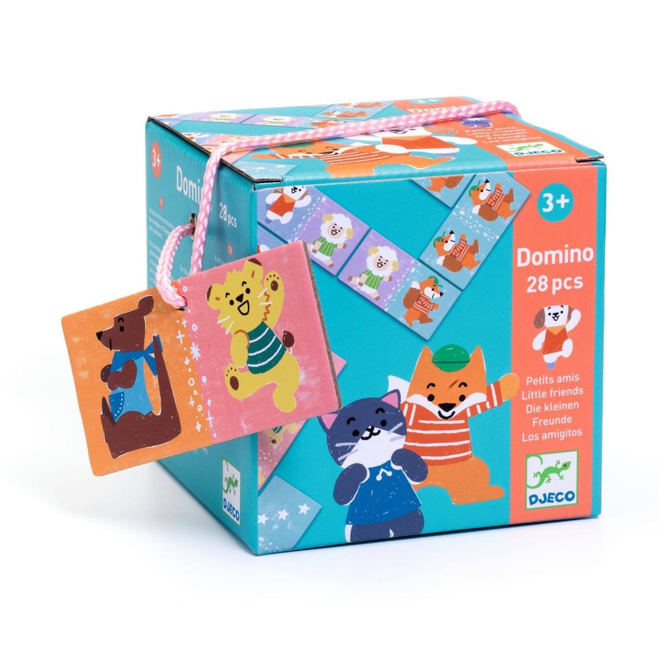 Domino Petits Amis Multicolore
