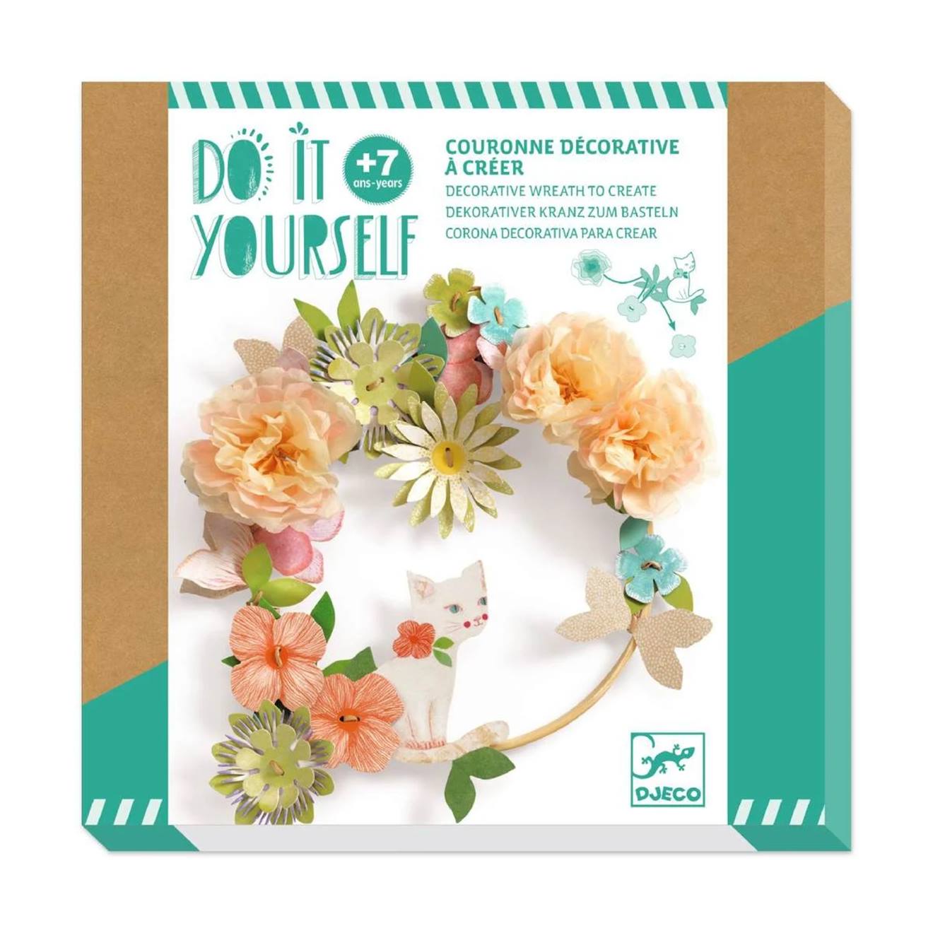 Couronne Décorative À Créer Dalia - Do It Yourself Multicolore