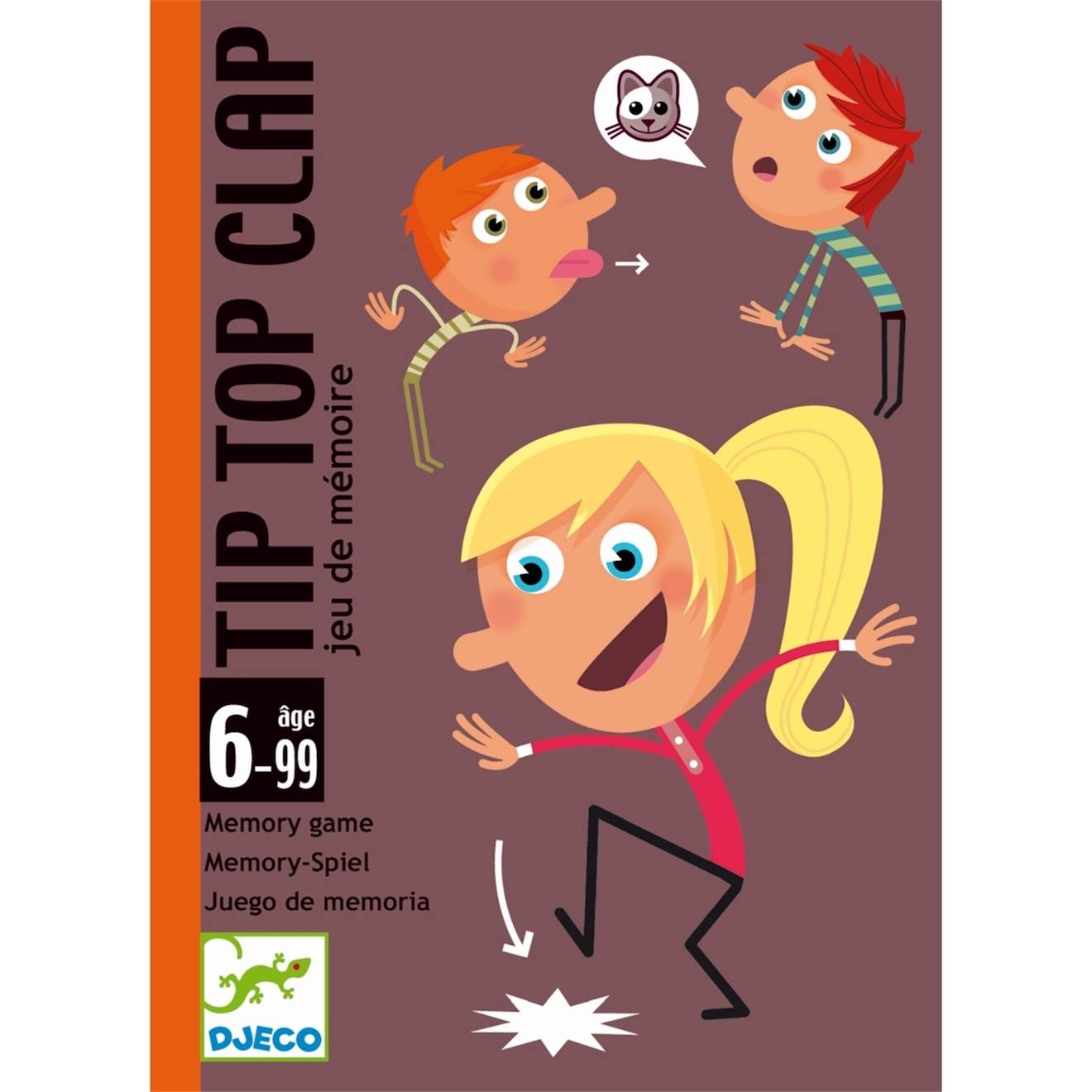 Jeu De Carte Tip Top Clap Multicolore