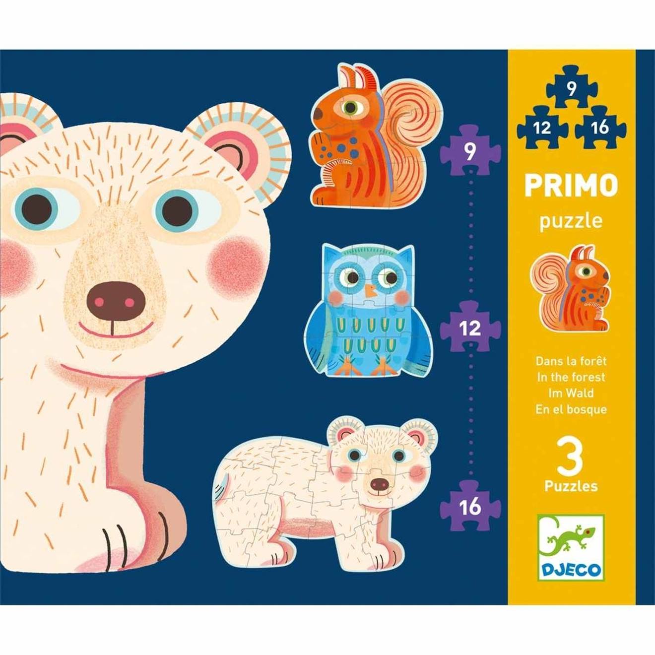Primo Puzzle Dans La Forêt Multicolore