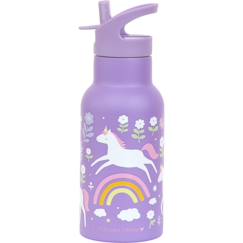 Puériculture-Repas-Vaisselle, coffret repas-Gourde et thermos-Gourde isotherme véhicules (350 ml)